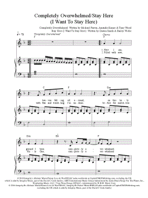 Completely Overwhelmed / Stay Here (I Want to Stay Here)