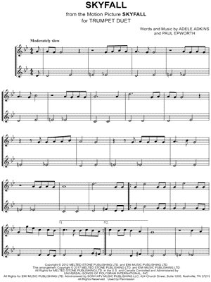 Skyfall by Adele - Sheet Music