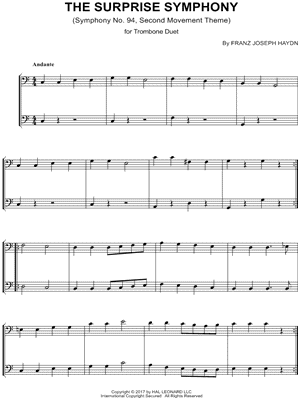 Symphony No. 94, The Surprise: II. Andante [Main Theme] - Trombone Duet