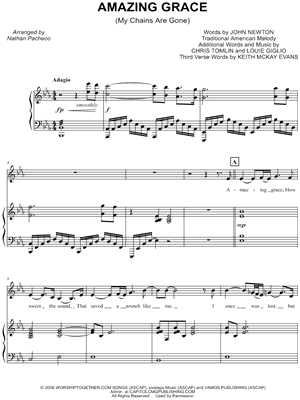 Amazing Grace (My Chains Are Gone)