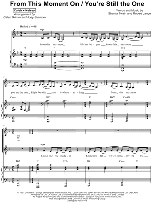 From This Moment On / You're Still the One