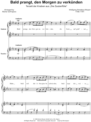 Bald prangt, den Morgen zu verkunden