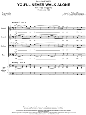 You'll Never Walk Alone from Carousel - Sheet Music