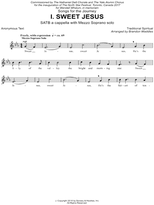 Sweet Jesus by Brandon Waddles - Sheet Music