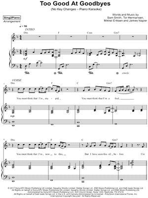 Too Good at Goodbyes