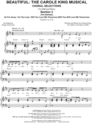 Beautiful: The Carole King Musical: Section 3