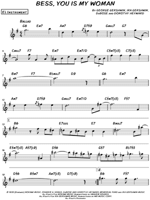 Bess, You is My Woman Now