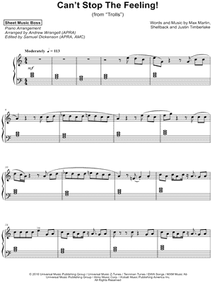 Can't Stop the Feeling!