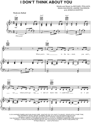 I Don't Think About You