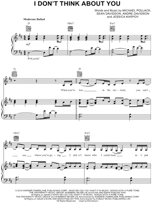 I Don't Think About You