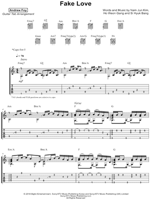 Fake Love by Andrew Foy - Sheet Music
