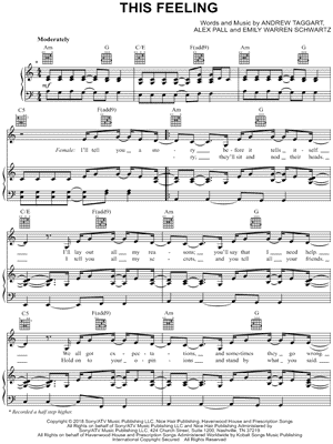 This Feeling by The Chainsmokers feat. Kelsea Ballerini - Sheet Music
