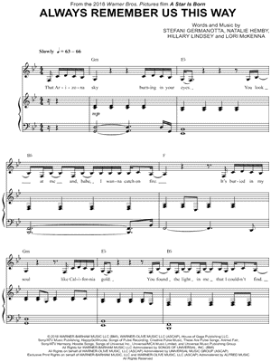 Always Remember Us This Way