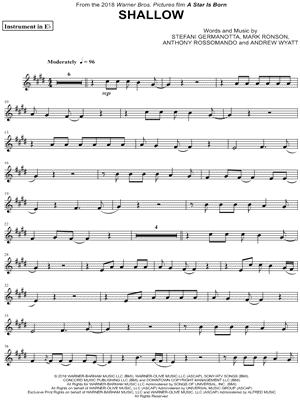 Shallow - Eb Instrument