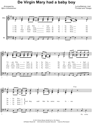 De Virgin Mary Had a Baby Boy