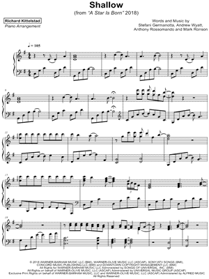 Shallow by Richard Kittelstad - Ricky Keys - Sheet Music