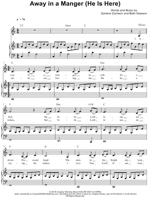 Away in a Manger (He Is Here)