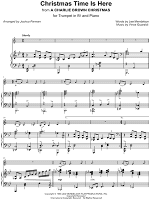 Christmas Time Is Here - Trumpet & Piano