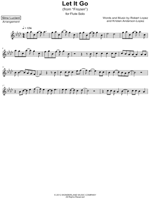 Let It Go by Gina Luciani - Sheet Music