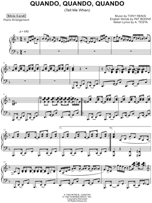 Quando, Quando, Quando