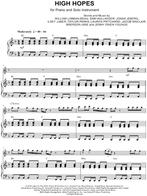 High Hopes - Piano Accompaniment