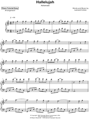 Hallelujah [advanced]