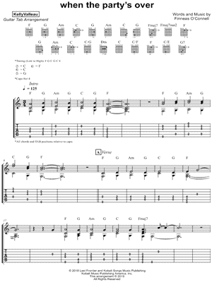 when the party's over