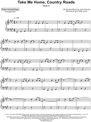 Take Me Home, Country Roads [medium]