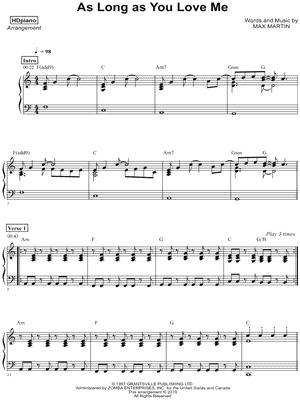 As Long As You Love Me