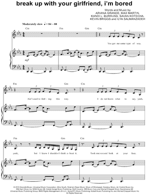 break up with your girlfriend, i'm bored