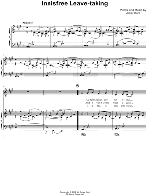 Innisfree Leave-Taking