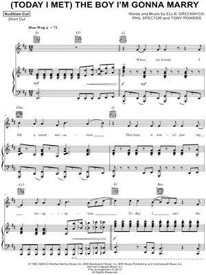 (Today I Met) The Boy I'm Gonna Marry