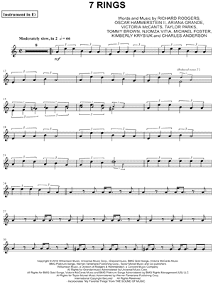 7 rings - Eb Instrument