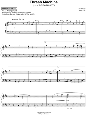 Thrash Machine by Sheet Music Boss - Sheet Music