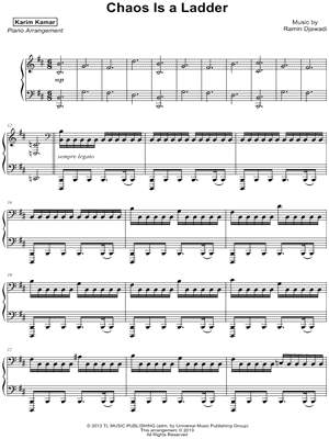 Chaos Is a Ladder by Karim Kamar - Sheet Music