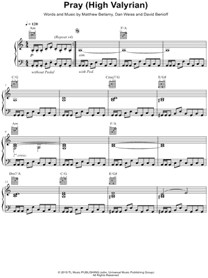 Pray (High Valyrian)