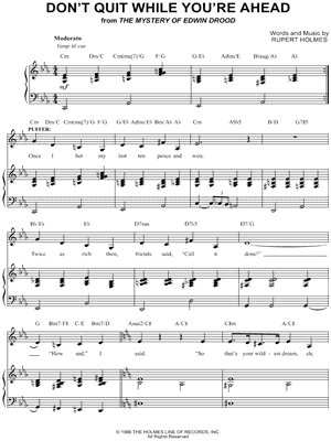 Don't Quit While You're Ahead