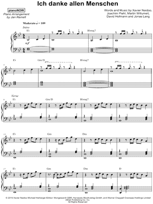 Ich danke allen Menschen