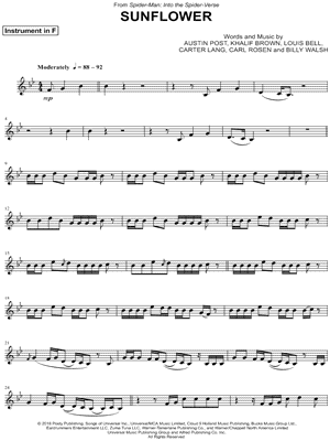 Sunflower - F Instrument