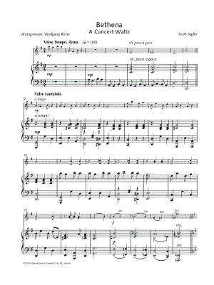 Bethena - Violin & Piano by Wolfgang Birtel - Sheet Music