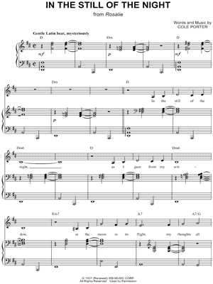 In the Still of the Night