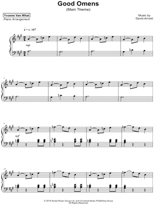 Good Omens (Main Theme) by Yvonne Van What - Sheet Music