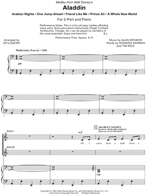 Medley from Walt Disney's Aladdin