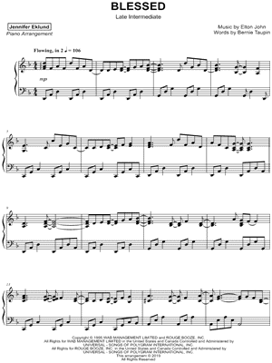 Blessed [late intermediate]