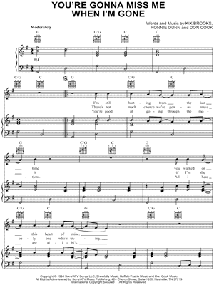 You're Gonna Miss Me When I'm Gone