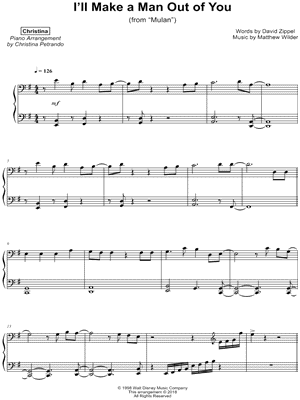 I'll Make a Man Out of You