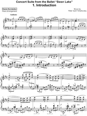 Introduction by Karen Kornienko - Sheet Music