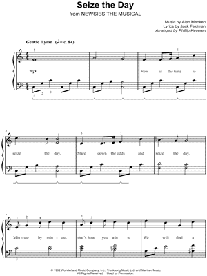 Seize the Day by Phillip Keveren - Sheet Music