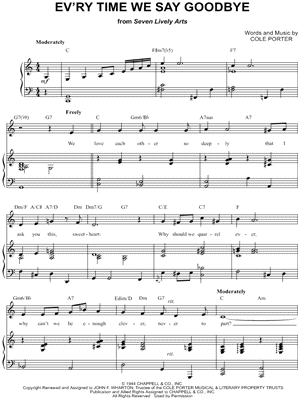 Ev'ry Time We Say Goodbye