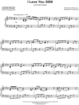 I Love You 3000 [late intermediate]